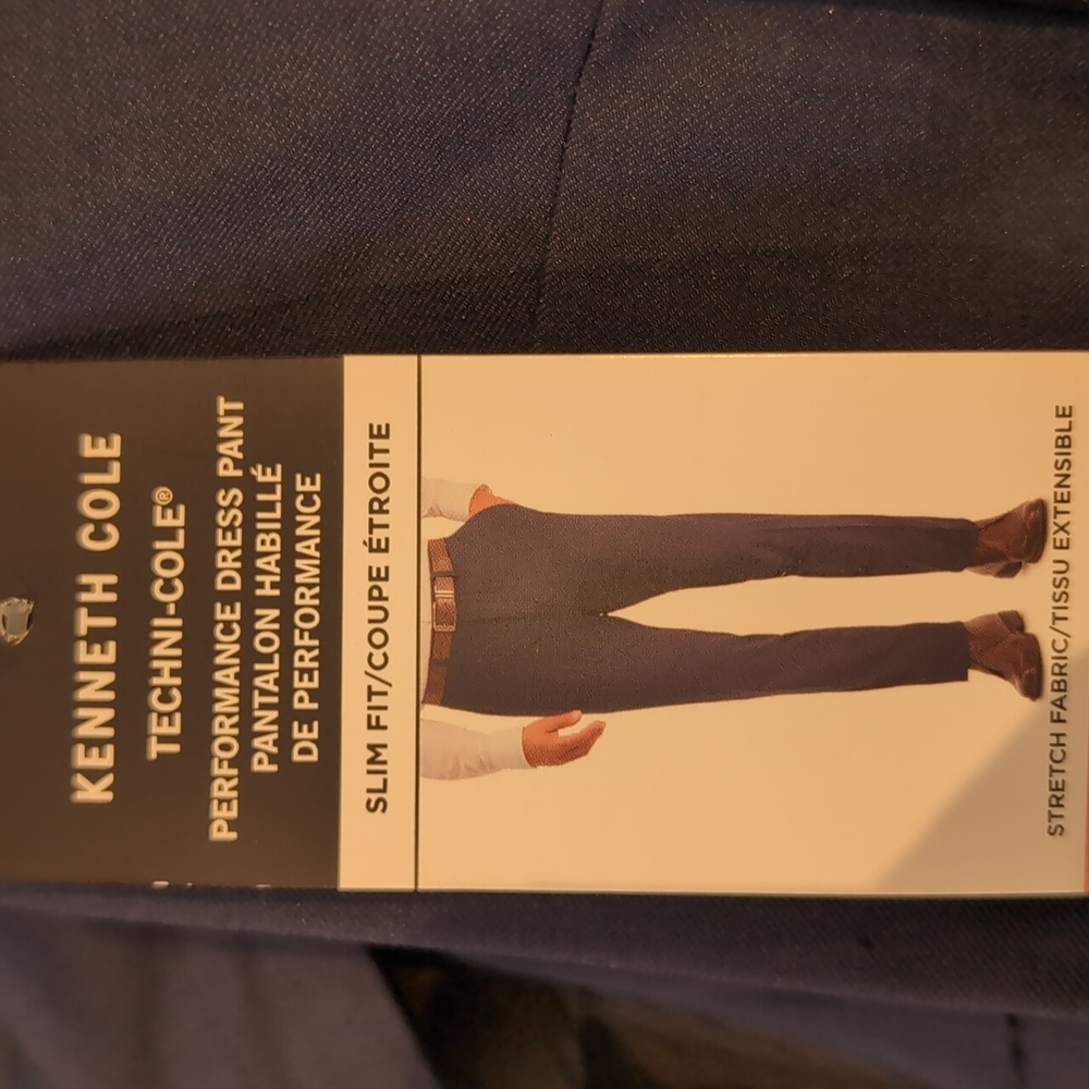 34"X32 🩶 Kenneth Cole Gray Performance Dress Pants
